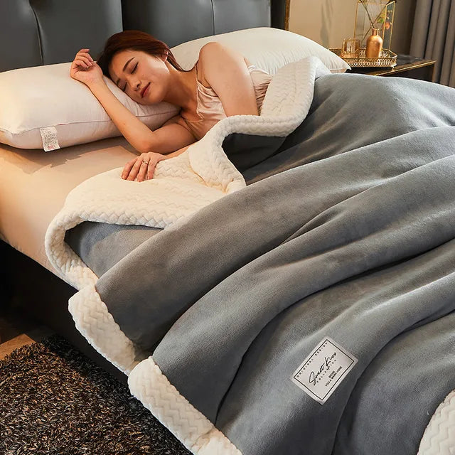 Luxury Winter Fleece Blanket - Cozy Winter Dream