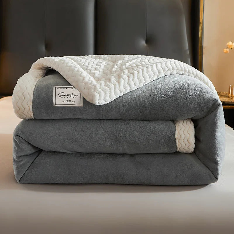 Luxury Winter Fleece Blanket - Cozy Winter Dream
