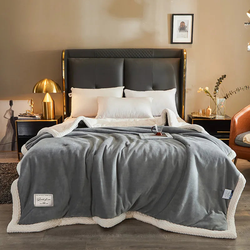 Luxury Winter Fleece Blanket - Cozy Winter Dream