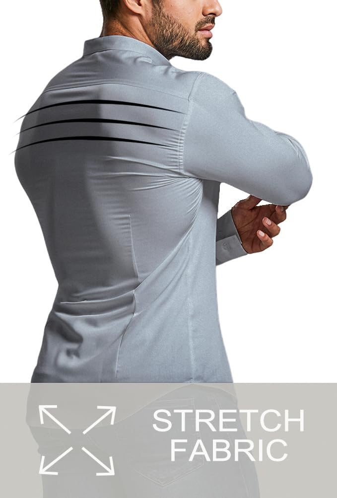 Men's Slim-Fit Shirt Spring 2025 – Wrinkle-Free – David