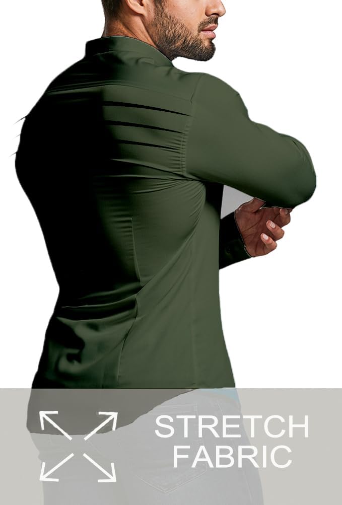 Men's Slim-Fit Shirt Spring 2025 – Wrinkle-Free – David