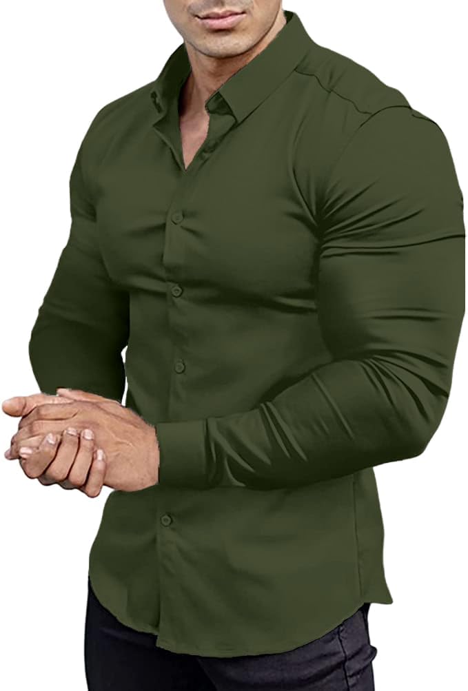 Men's Slim-Fit Shirt Spring 2025 – Wrinkle-Free – David