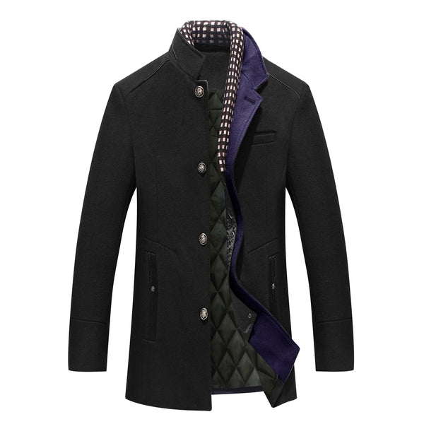 Manteau d'hiver mi-long élégant - Castiel