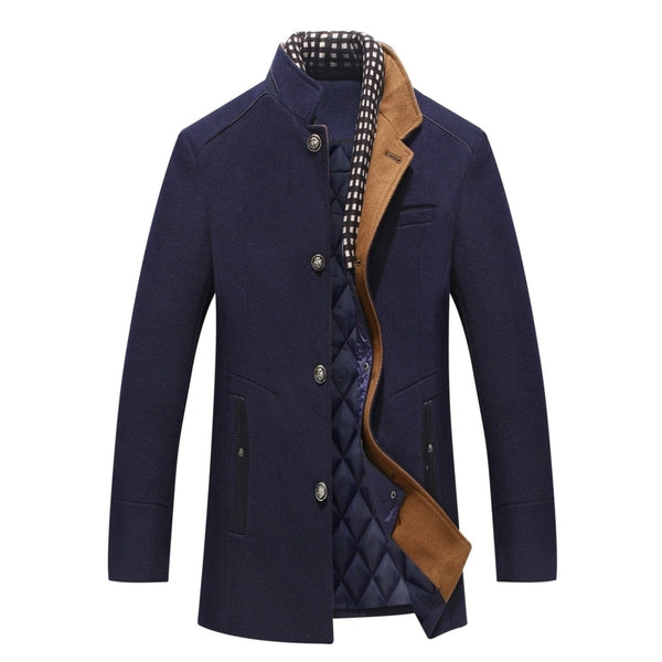 Manteau d'hiver mi-long élégant - Castiel