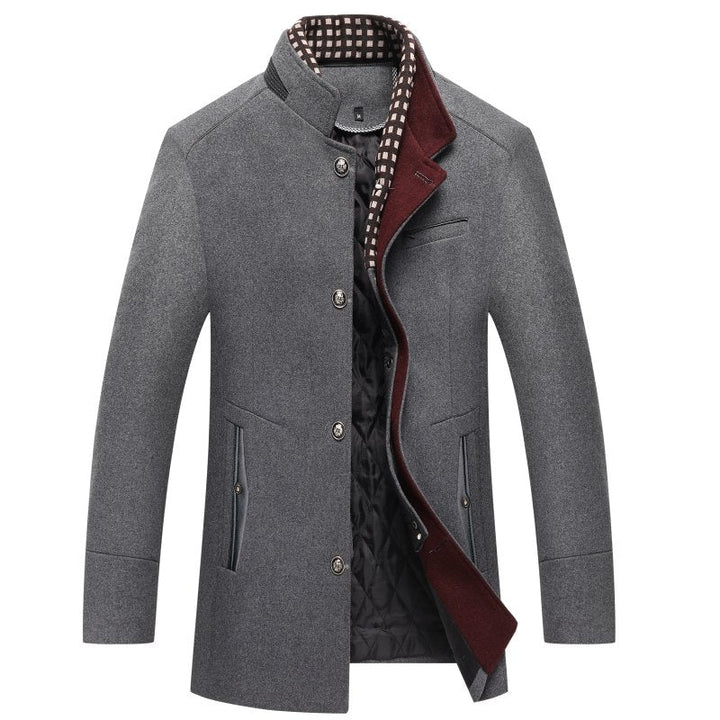 Manteau d'hiver mi-long élégant - Castiel