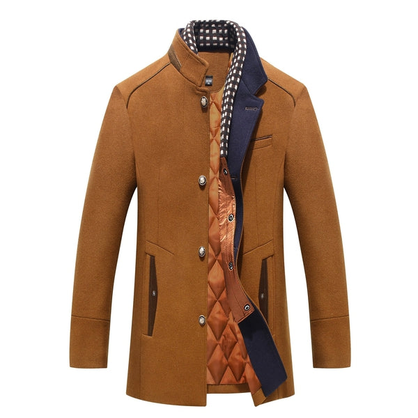 Manteau d'hiver mi-long élégant - Castiel