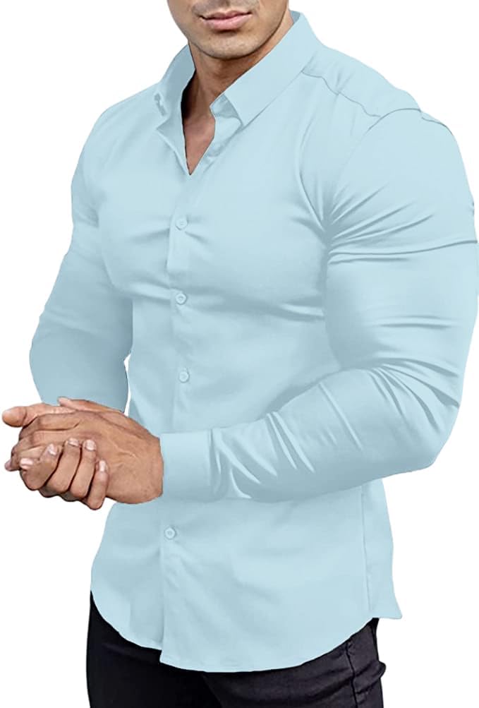 Men's Slim-Fit Shirt Spring 2025 – Wrinkle-Free – David