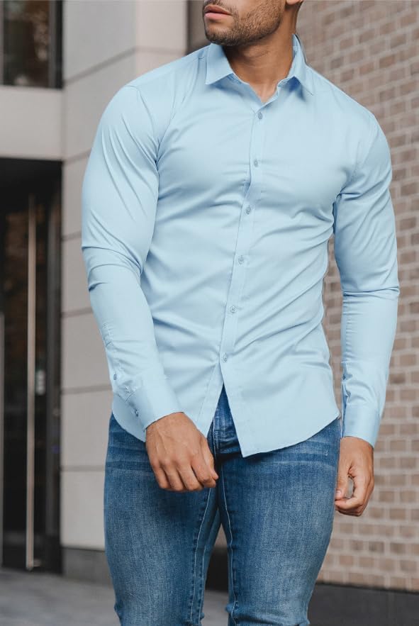 Men's Slim-Fit Shirt Spring 2025 – Wrinkle-Free – David