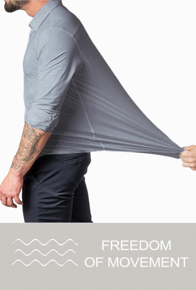 Men's Slim-Fit Shirt Spring 2025 – Wrinkle-Free – David