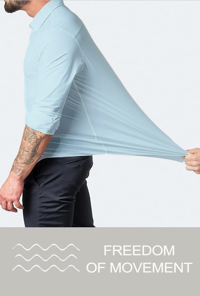 Men's Slim-Fit Shirt Spring 2025 – Wrinkle-Free – David