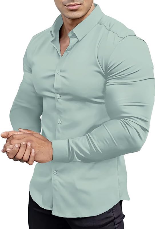 Men's Slim-Fit Shirt Spring 2025 – Wrinkle-Free – David