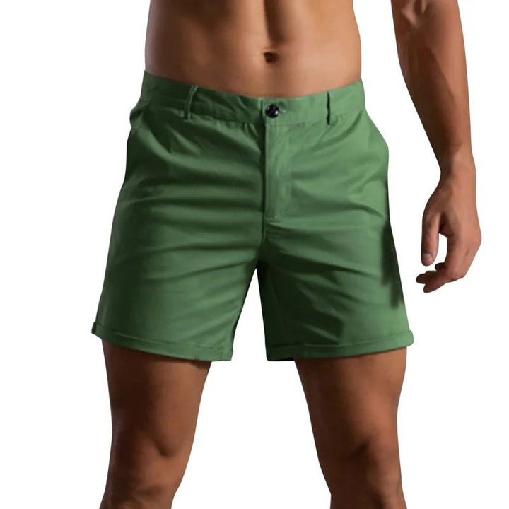 Short chino homme coupe slim – Élégant, léger, parfait pour été et tenues smart casual