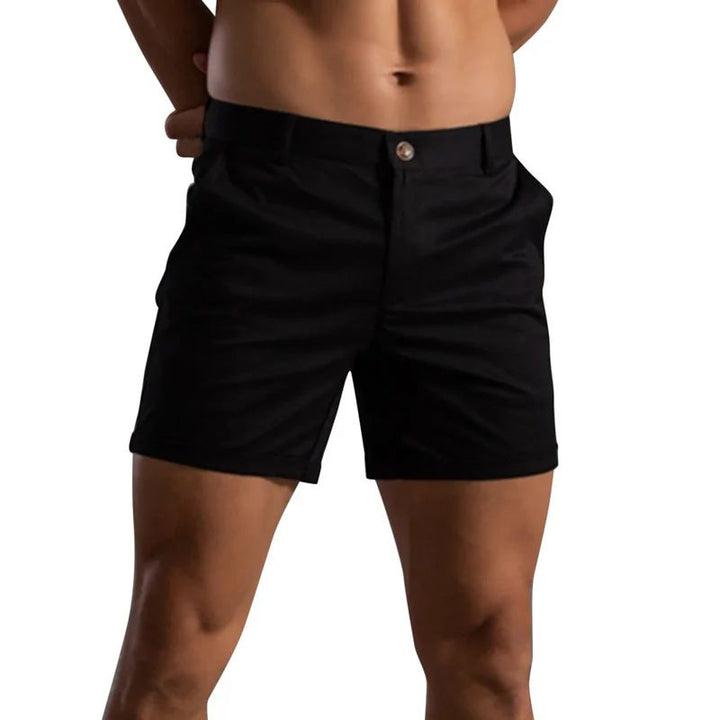 Short chino homme coupe slim – Élégant, léger, parfait pour été et tenues smart casual