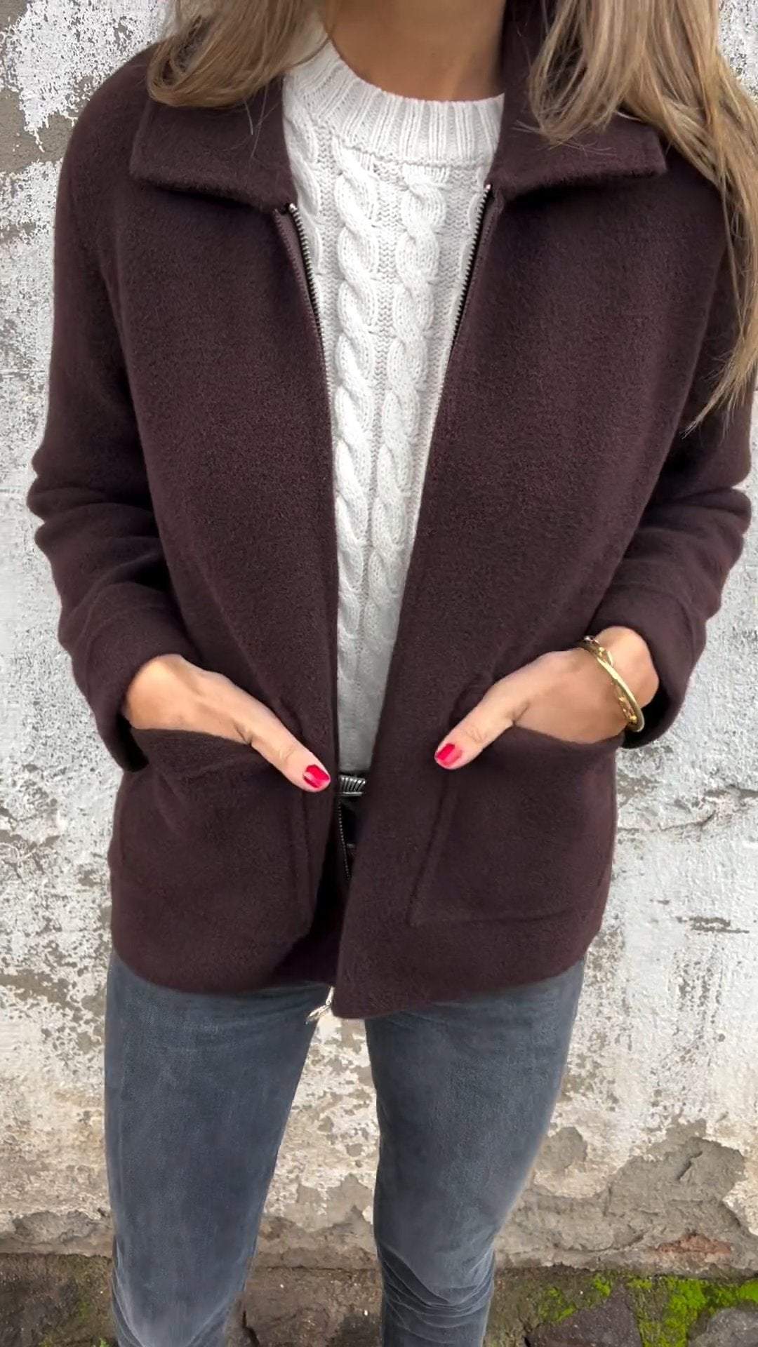 Madeleine - Manteau luxueux et chaud, alliant élégance et confort pour l'hiver