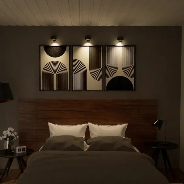 360° Wireless & Rechargeable Wall Light - Lighting Everywhere