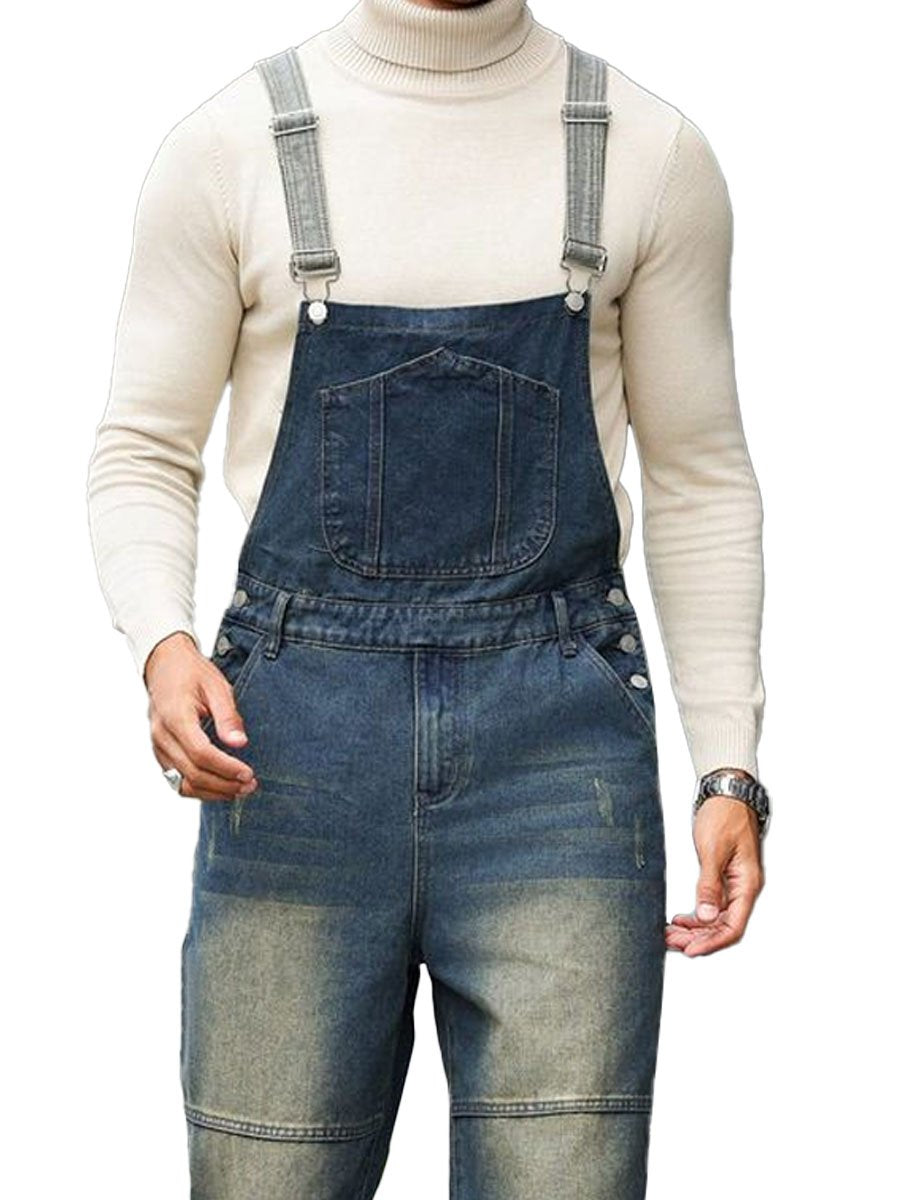 Soroush | Męski vintage ogrodniczki z denimu