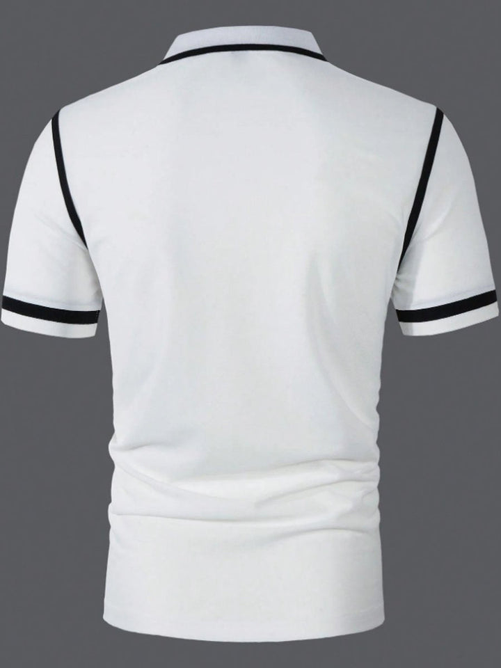 Redaulfaz | Poloshirt mit kontrastierendem Kragen für Herren