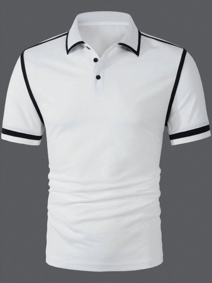 Redaulfaz | Poloshirt mit kontrastierendem Kragen für Herren