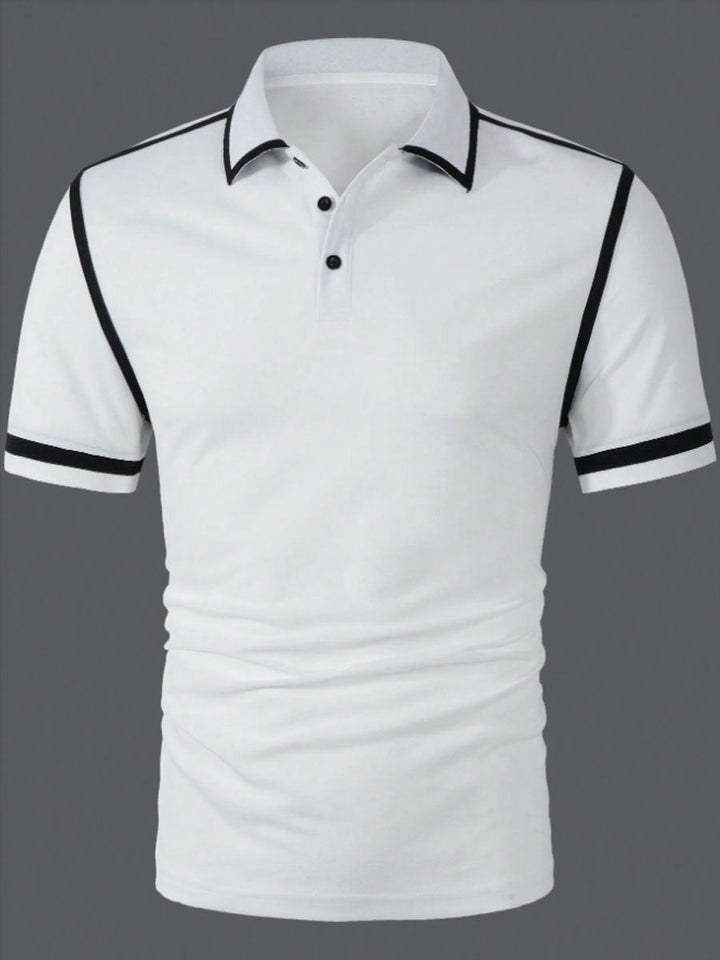 Redaulfaz | Poloshirt mit kontrastierendem Kragen für Herren