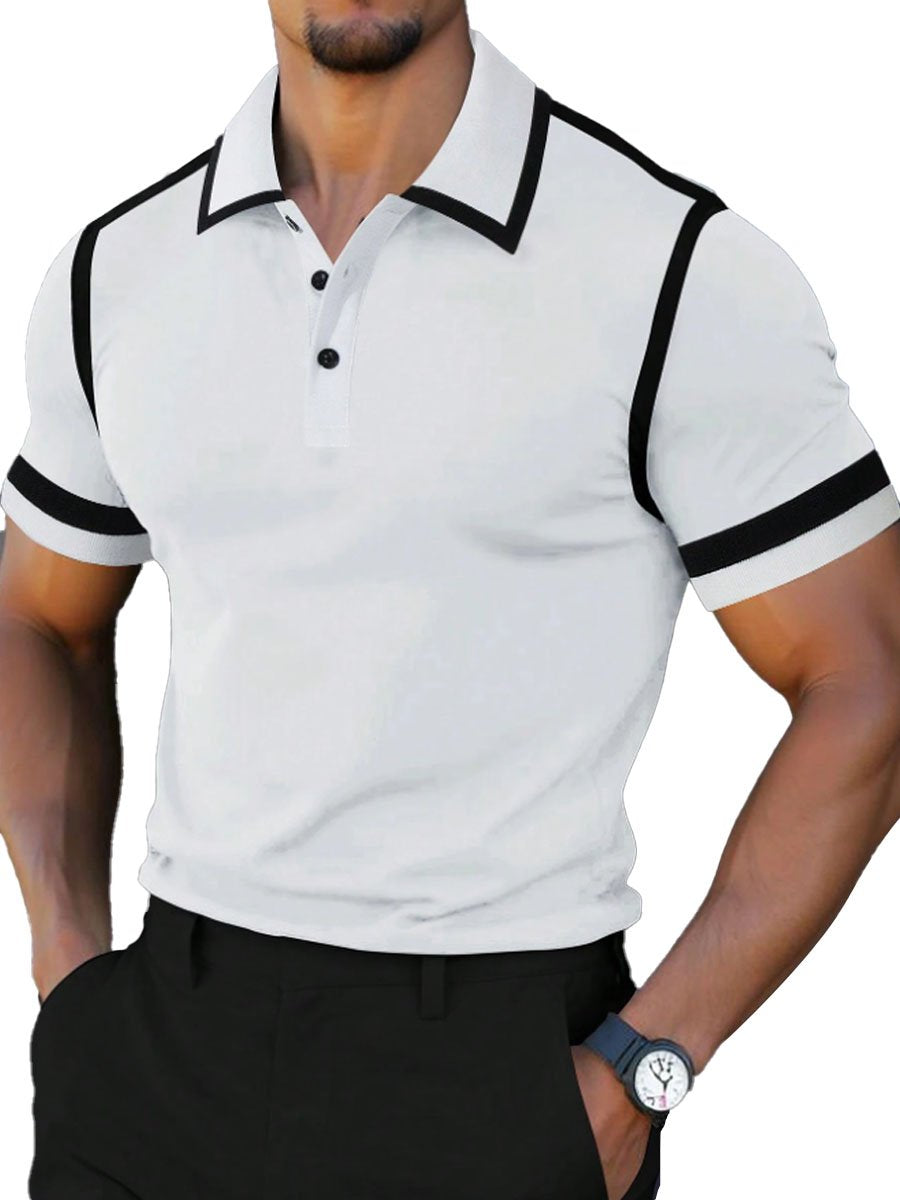 Redaulfaz | Poloshirt mit kontrastierendem Kragen für Herren