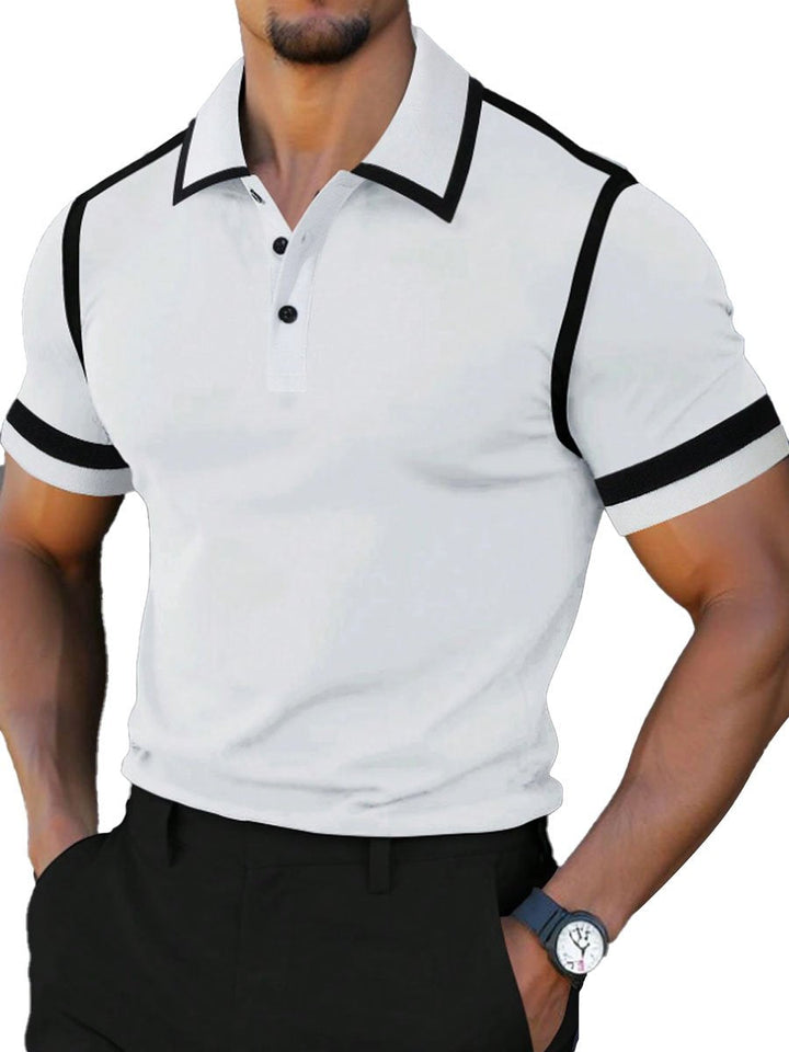 Redaulfaz | Poloshirt mit kontrastierendem Kragen für Herren