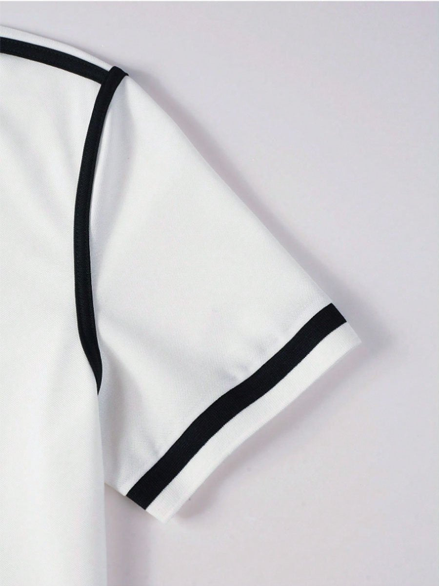 Redaulfaz | Poloshirt mit kontrastierendem Kragen für Herren