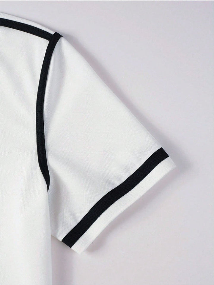 Redaulfaz | Poloshirt mit kontrastierendem Kragen für Herren