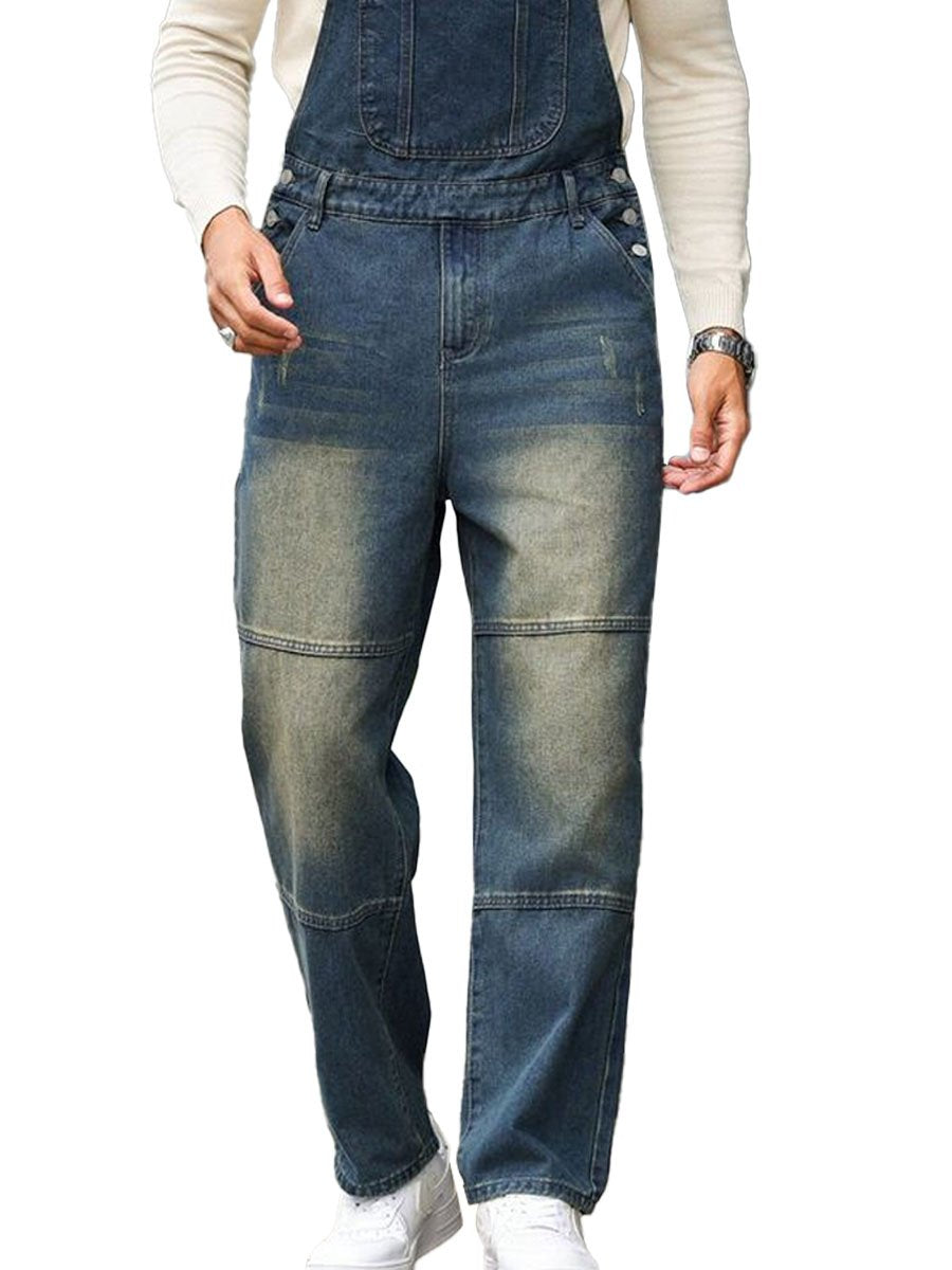 Soroush | Męski vintage ogrodniczki z denimu