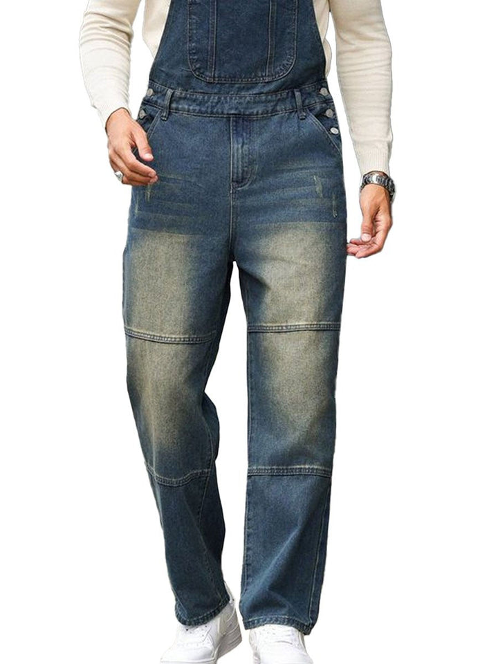 Soroush | Męski vintage ogrodniczki z denimu