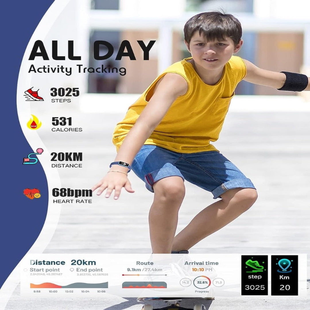 Schlichte Fitnessuhr für Kinder – KidFit Pro | Kinder Fitness Smartwatch
