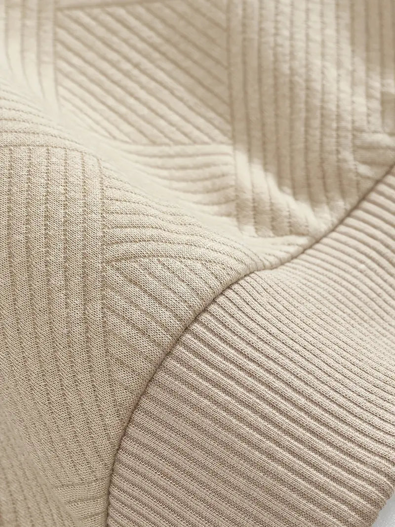 Jules – Felpa vintage da uomo con cerniera e motivi geometrici