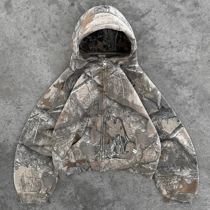 Veste à Capuche Camo pour Hommes - Basil