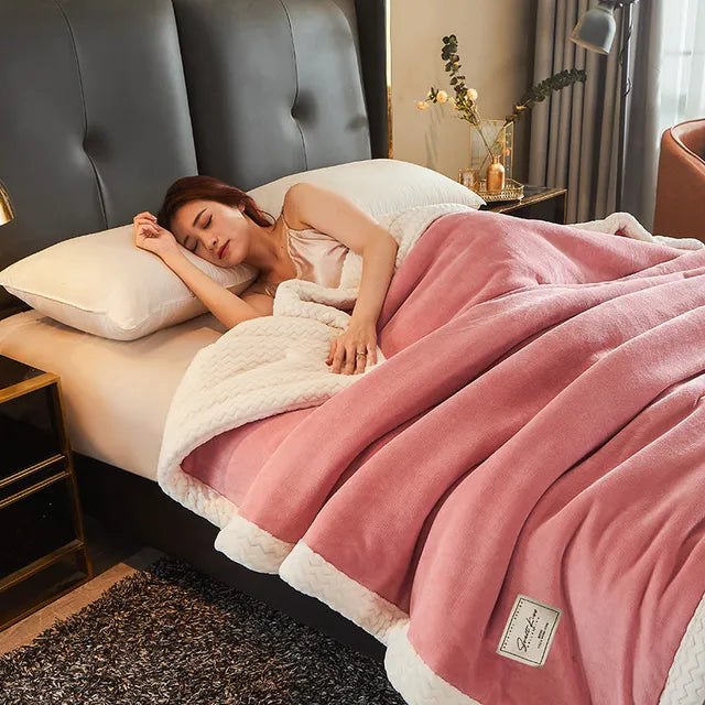 Luxury Winter Fleece Blanket - Cozy Winter Dream
