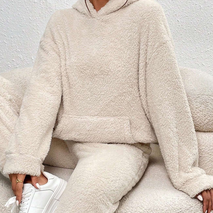 Cozy Fleece Jumpsuit with Hood - Lana Winter Magic