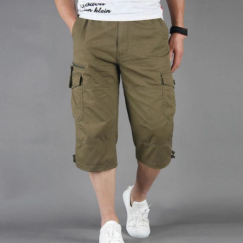 Pantacourt cargo homme multi-poches – Style utilitaire, parfait pour l'été et les activités outdoor