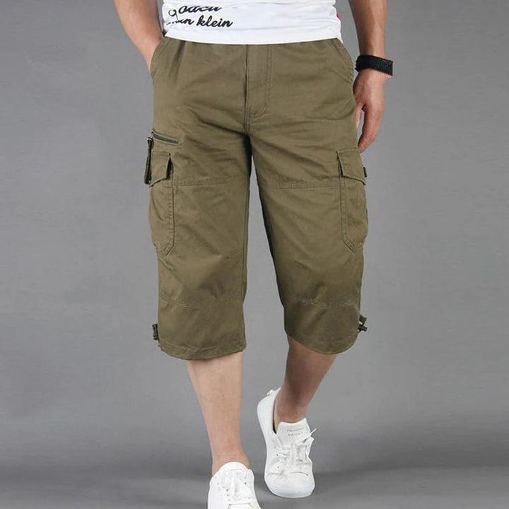 Pantacourt cargo homme multi-poches – Style utilitaire, parfait pour l'été et les activités outdoor