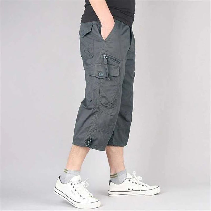 Pantacourt cargo homme multi-poches – Style utilitaire, parfait pour l'été et les activités outdoor