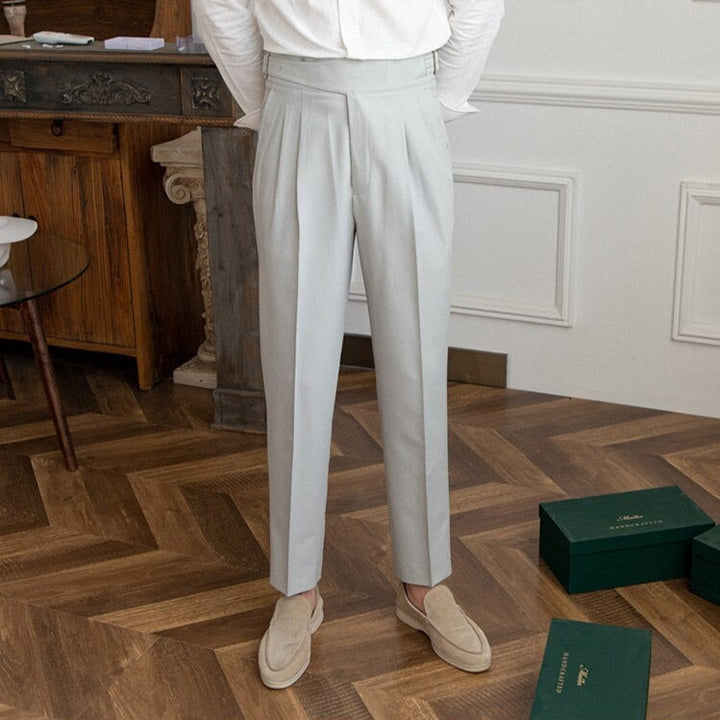 Epikouros | Pantaloni alla moda con fibbia per uomo