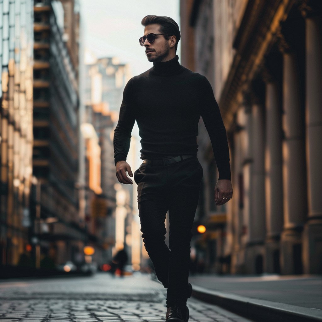 Milano – Dolcevita classico da uomo, ideale per l'inverno