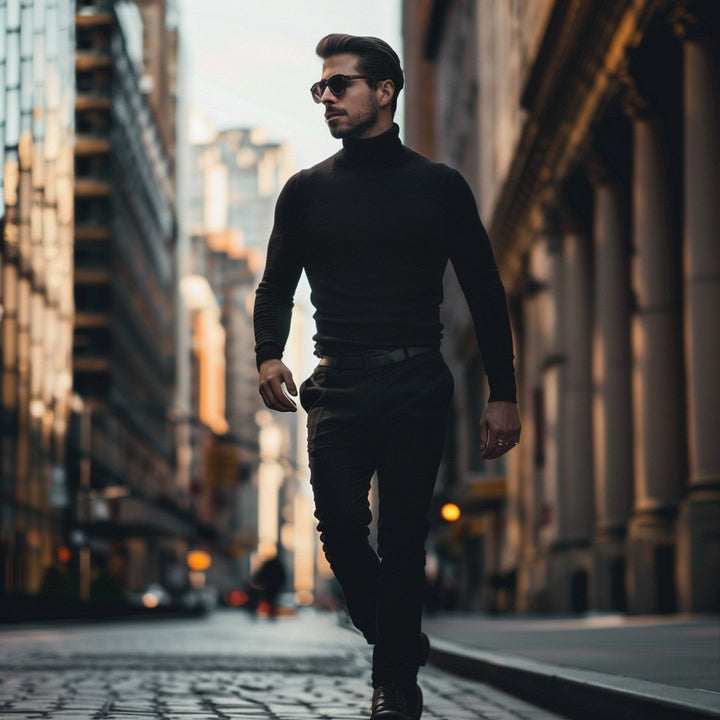 Milano – Dolcevita classico da uomo, ideale per l'inverno