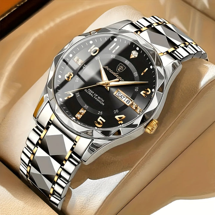 Multifunctional and Waterproof Sports Watch for Men - Titanium