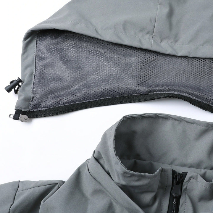 Curie Paris | Veste imperméable et coupe-vent pour homme avec capuche - Imperméable et coupe-vent