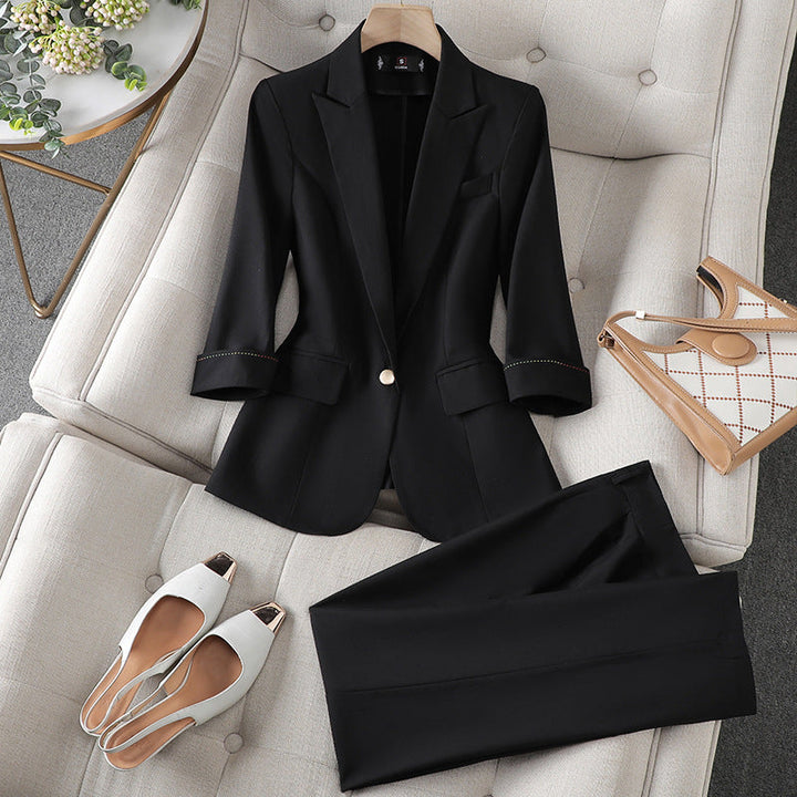 Isabelle - Ensemble blazer et pantalon chic