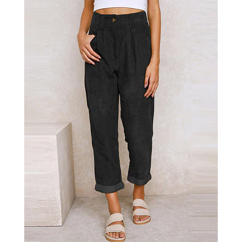 Molly | Pantaloni a Taglio Dritto da Donna | vita alta