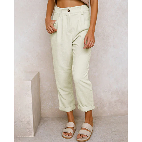Molly | Pantaloni a Taglio Dritto da Donna | vita alta