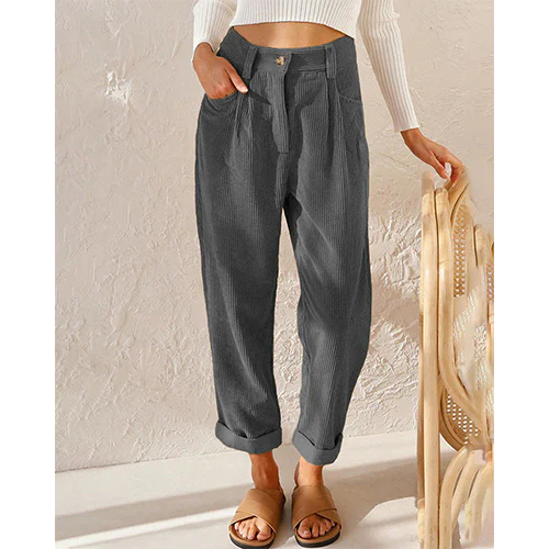 Molly | Pantaloni a Taglio Dritto da Donna | vita alta