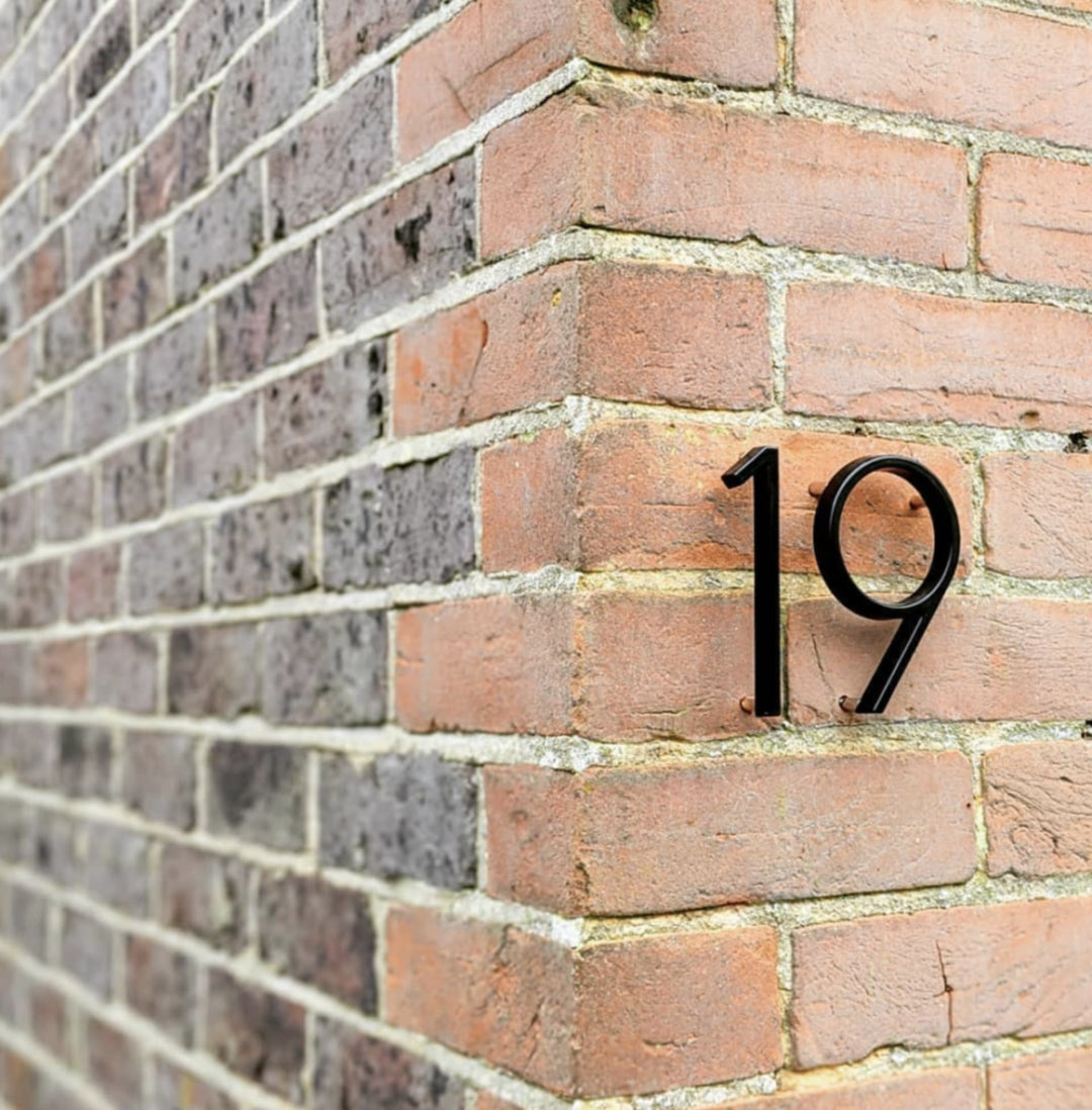 Black house numbers
