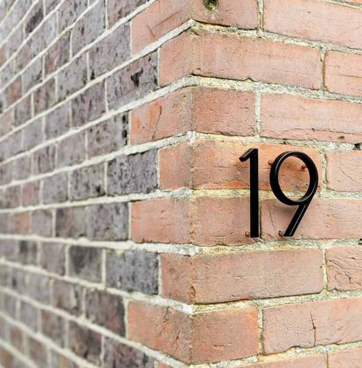 Black house numbers