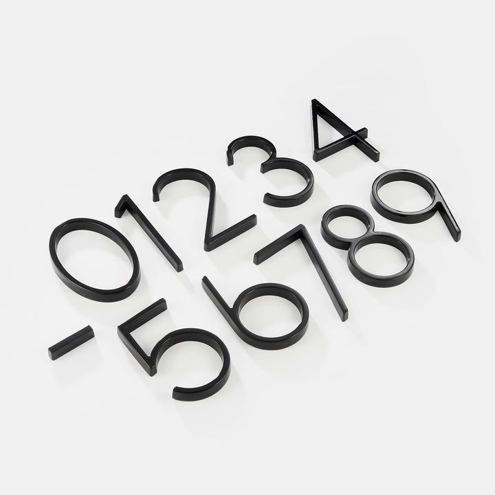Black house numbers