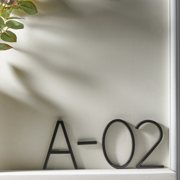 Black house numbers